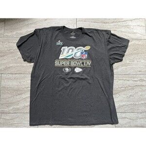 Fanatics NFL Super Bowl LIV 100 Years of Football T-Shirt Men's Size 3XL
